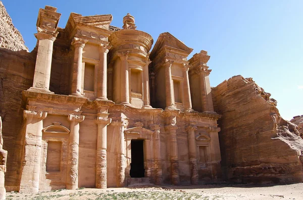 Kloster Petra Jordan — Stockfoto