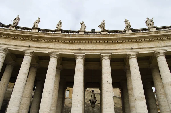 Saint Peter Square Columns Vatican City Royalty Free Stock Photos