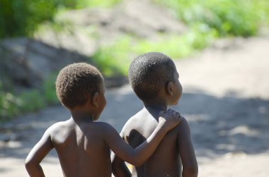 Malavi Afrika çocuklar