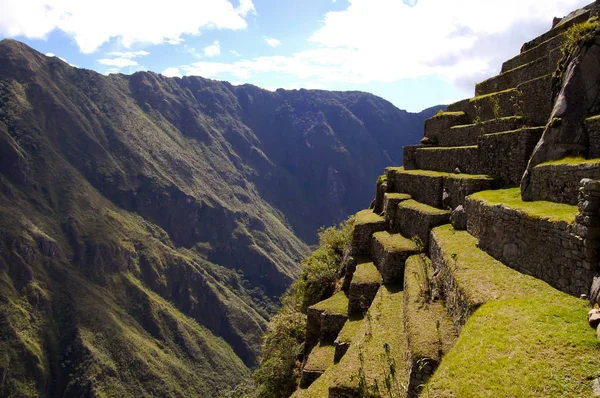 Руины Инков Мачу Пикчу Перу — стоковое фото