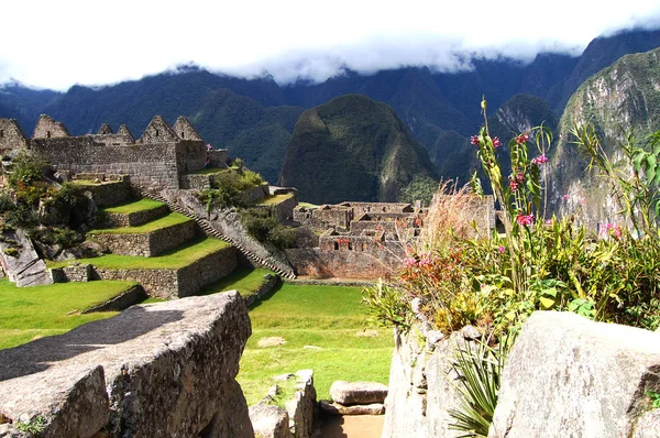 Ruinas Machu Picchu Inca Perú —  Fotos de Stock