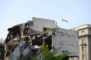 Harabe - Belgrad - Sırbistan bombalama NATO Savunma Bakanlığı binasının