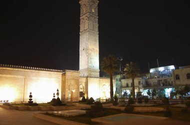 Halep - Suriye büyük cami, minare (tahrip edildi)