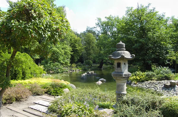 Japansk Trädgård Wroclaw Polen — Stockfoto