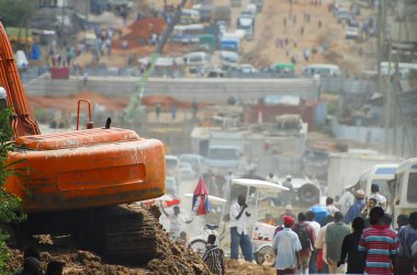 Main Street - Dar Es Salaam - Tanzanya üzerinde inşaat