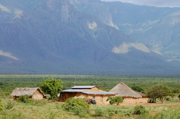 Clay Houses Tanzania — Stock Photo, Image