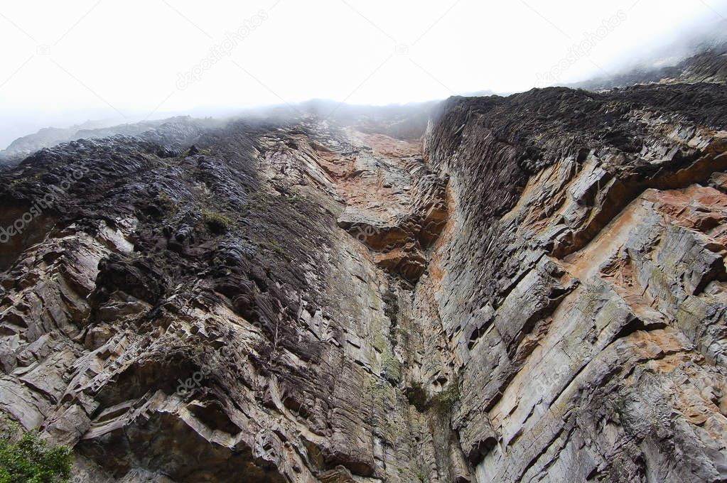 Cliff of Mount Roraima - Venezuela