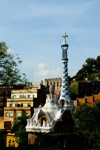 Park Guell Barcellona Spagna — Foto Stock