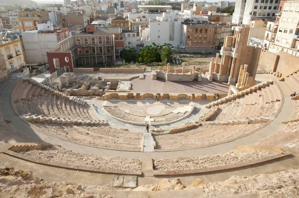 Römisches Theater Cartagena Spanien — Stockfoto