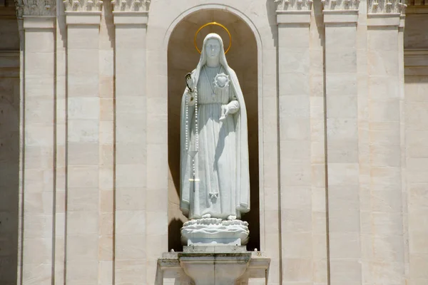 Standbeeld Van Onze Lieve Vrouw Van Fatima Portugal — Stockfoto