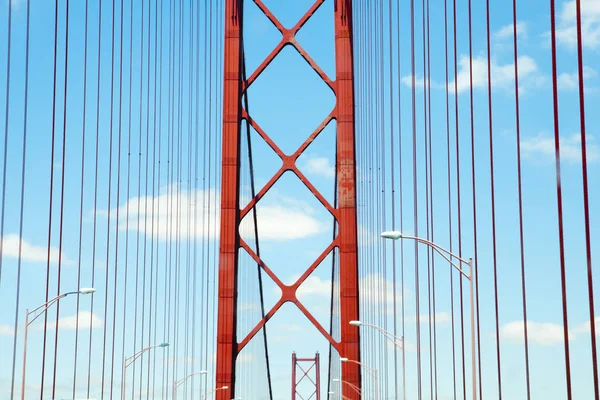 Brücke Abril Lissabon Portugal — Stockfoto