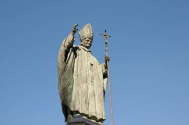 Papa John Paul II heykel - İspanya