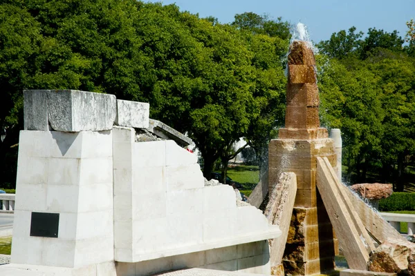 Denkmal Für Die Überseeischen Kämpfer Lissabon Portugal — Stockfoto
