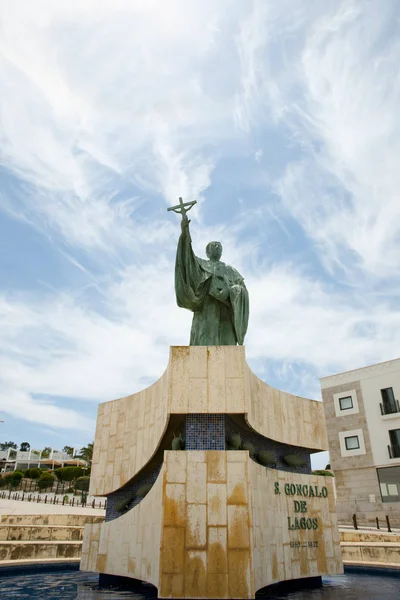 Estatua San Goncalo Lagos Portugal — Foto de Stock