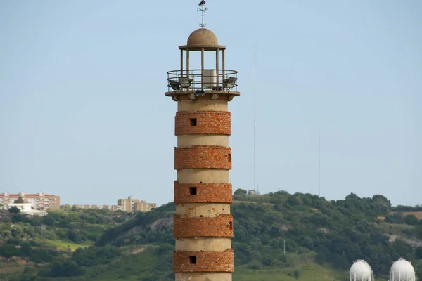 老砖灯塔 里斯本 葡萄牙 — 图库照片
