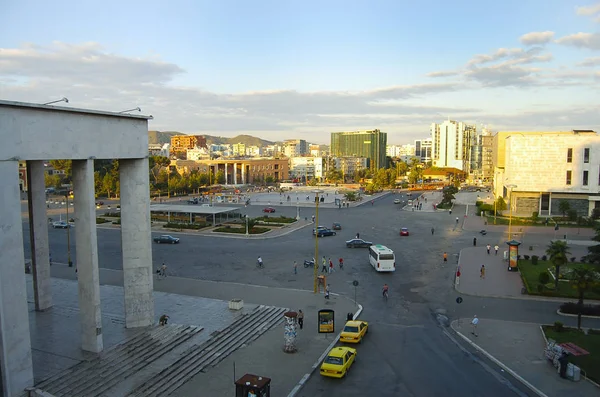 Hauptplatz Tirana Albanien — Stockfoto