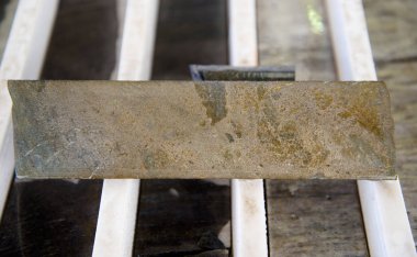 Nikel cevheri çekirdek Rock delinmiş