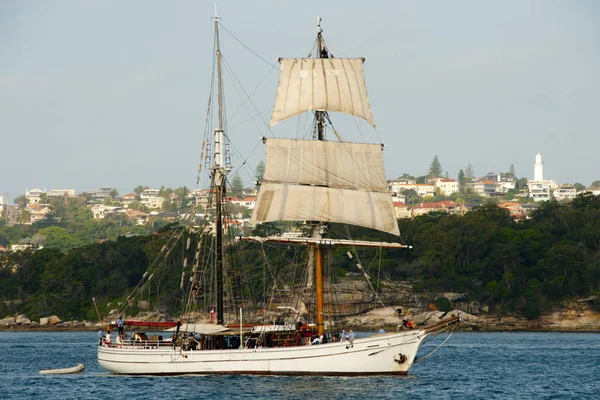 Oude Houten Zeilboot Australië — Stockfoto