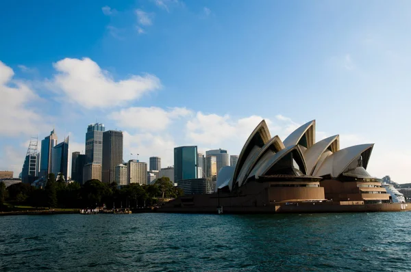 Sydney Australia Kwietnia 2018 Sydney Opera House Dzielnicy Biznesowej — Zdjęcie stockowe