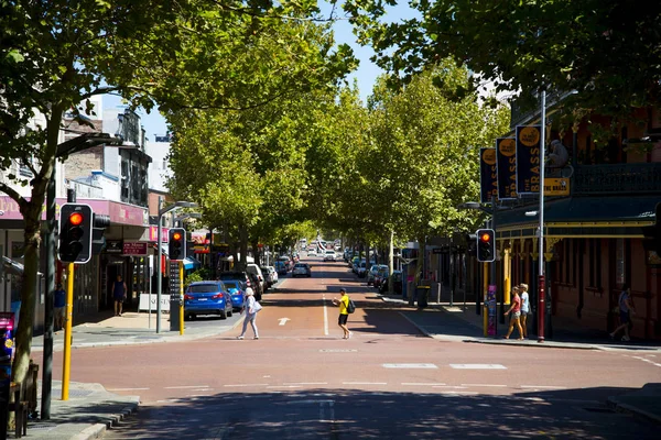 Perth Austrália Março 2019 Popular James Street Encheu Woth Restaurantes — Fotografia de Stock