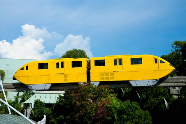 Einschienenbahn Auf Der Insel Sentosa Singapore — Stockfoto