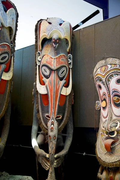 Papua New Guinea Tribal Mask — Stock Photo, Image