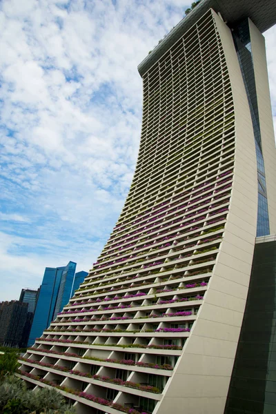 Singapore City Singapur Dubna 2019 Luxusní Hotel Marina Bay Sands — Stock fotografie