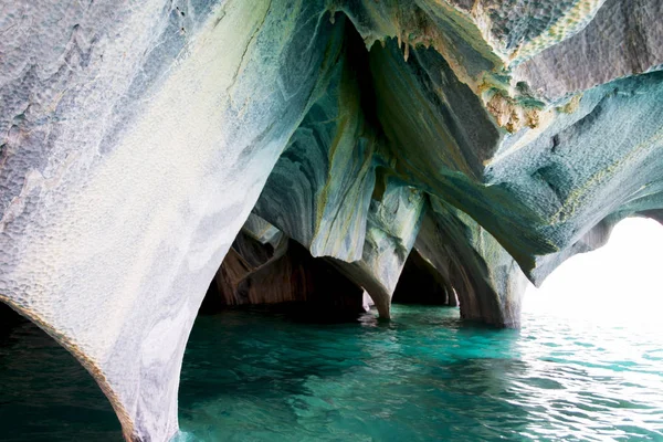 Cuevas Mármol Lago Carrera Chile —  Fotos de Stock