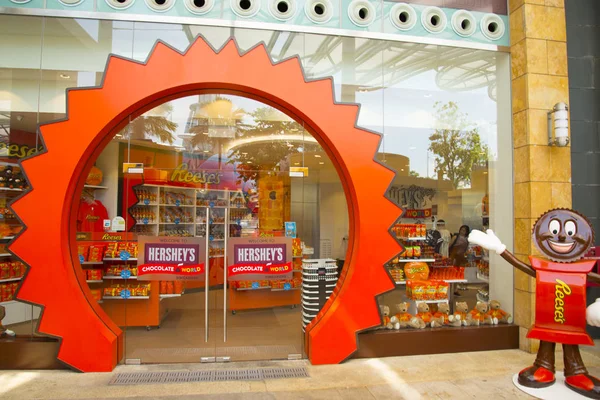 Singapur Ciudad Singapur Abril 2019 Hershey Chocolate World Encuentra Resorts — Foto de Stock