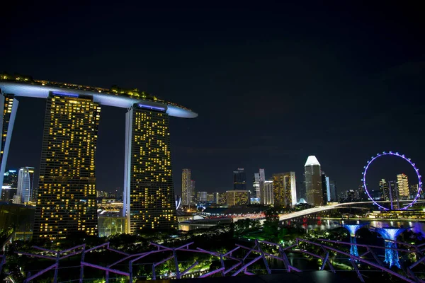 Marina Bay Singapore Città — Foto Stock