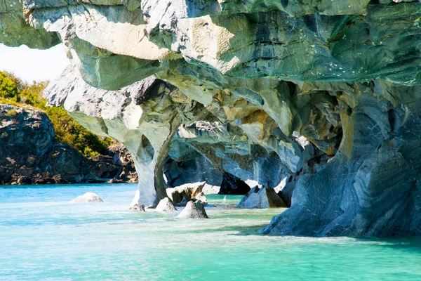 Cuevas Mármol Lago Carrera Chile —  Fotos de Stock