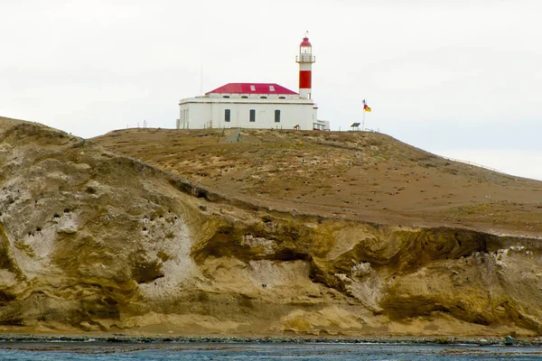 San Isidro Leuchtturm Insel Magdalena Chili — Stockfoto