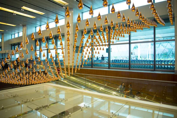 Singapore City Szingapúr Április 2019 Kinetic Rain Egy Mozgó Szobor — Stock Fotó