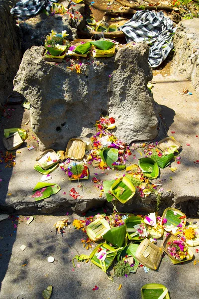 Canang Sari Offerings Bali Indonesia — Stock Photo, Image