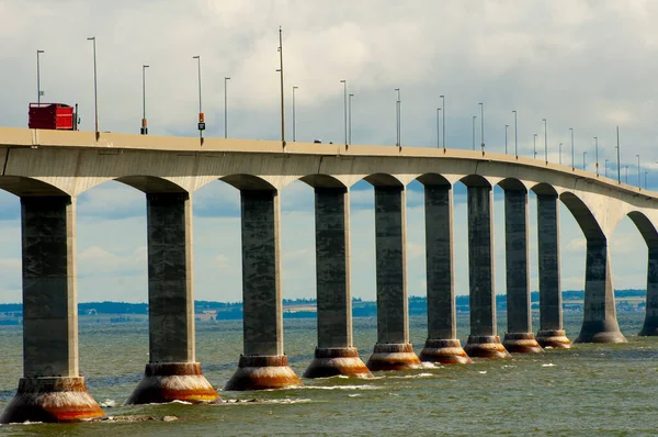 Konföderationsbrücke Northumberlandstraße Kanada — Stockfoto