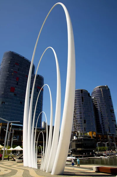 Spanda Public Statue Perth Australia — Zdjęcie stockowe