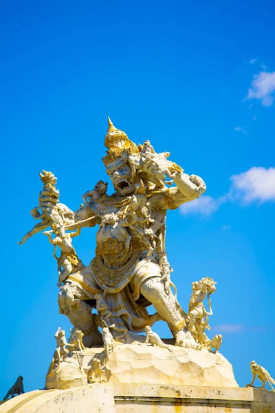 Standbeeld Van Kumbakarna Uluwatu Bali Indonesië — Stockfoto