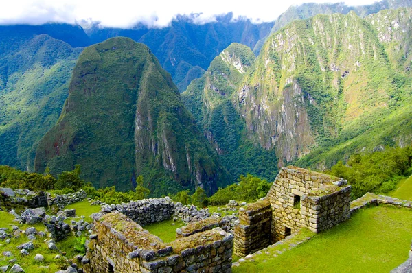 Machu Picchu Ruínas Incas Peru — Fotografia de Stock