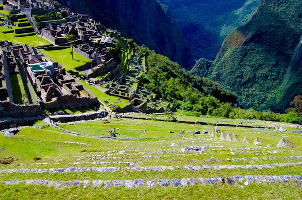 Machu Picchu Inca Harabeleri Peru — Stok fotoğraf