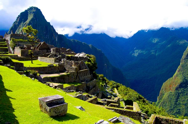 Machu Picchu Ruínas Incas Peru — Fotografia de Stock
