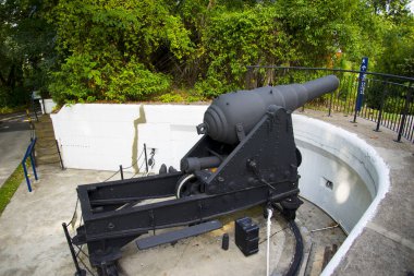 Sentosa Adası 'ndaki Siloso Kalesi - Singapur