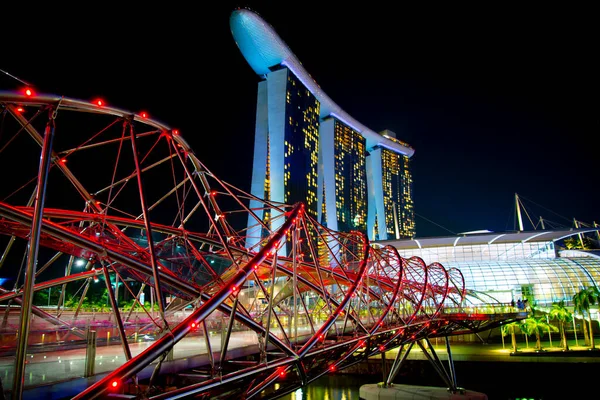 Ponte Helix Singapore — Foto Stock