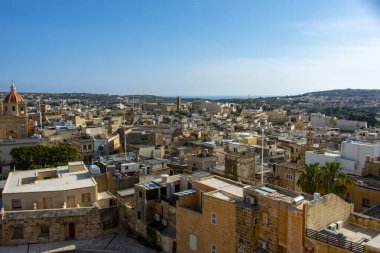 Gozo Adası 'ndaki Victoria Şehri - Malta