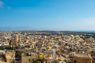Gozo Adası 'ndaki Victoria Şehri - Malta