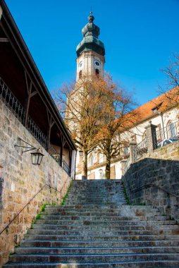 Burghausen 'deki Aziz Jakob Kilisesi - Almanya