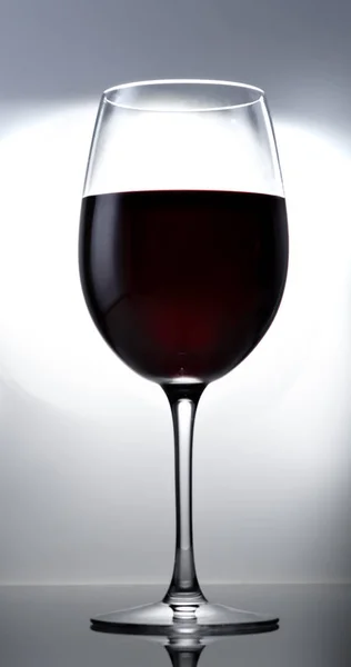 Glass Red Opaque Wine — Stock Photo, Image