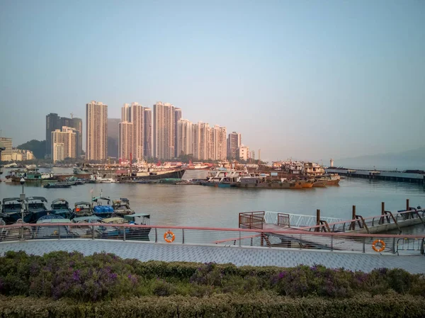 Shenzhen Quay Início Manhã China — Fotografia de Stock