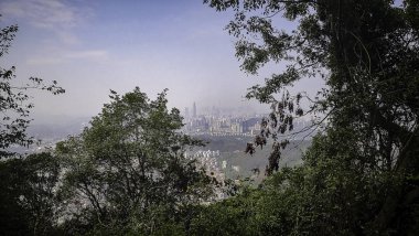Shenzhen 'deki Macau Dağı' ndan görüntü