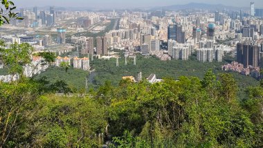Shenzhen 'deki Macau Dağı' ndan görüntü