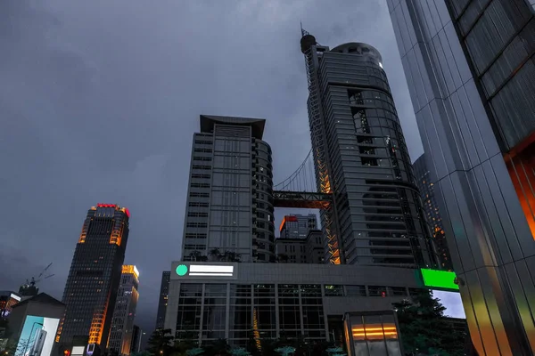 Wolkenkrabbers in Shenzhen — Stockfoto